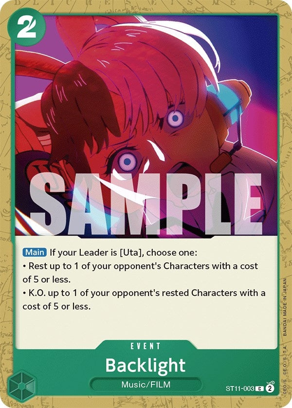 Image for Backlight (ST11-003) (ST-11) - One Piece Card Game
