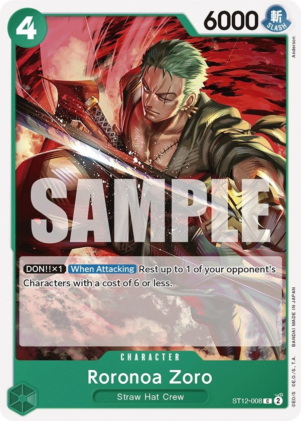 Image for Roronoa Zoro (ST12-008) (ST-12) - One Piece Card Game