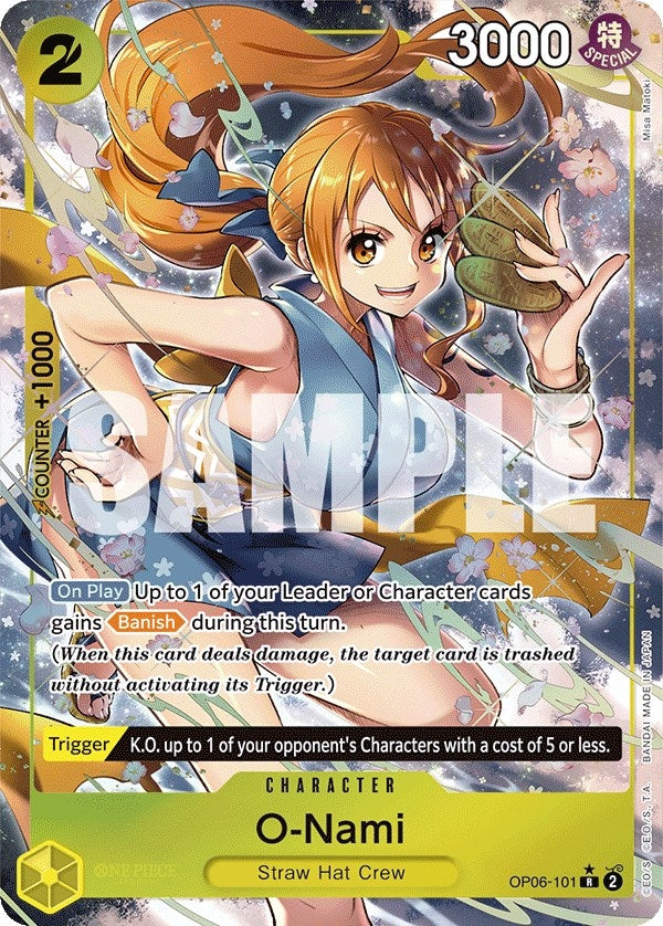 Image for O-Nami (Alternate Art) (OP06-101) (OP06) - One Piece Card Game