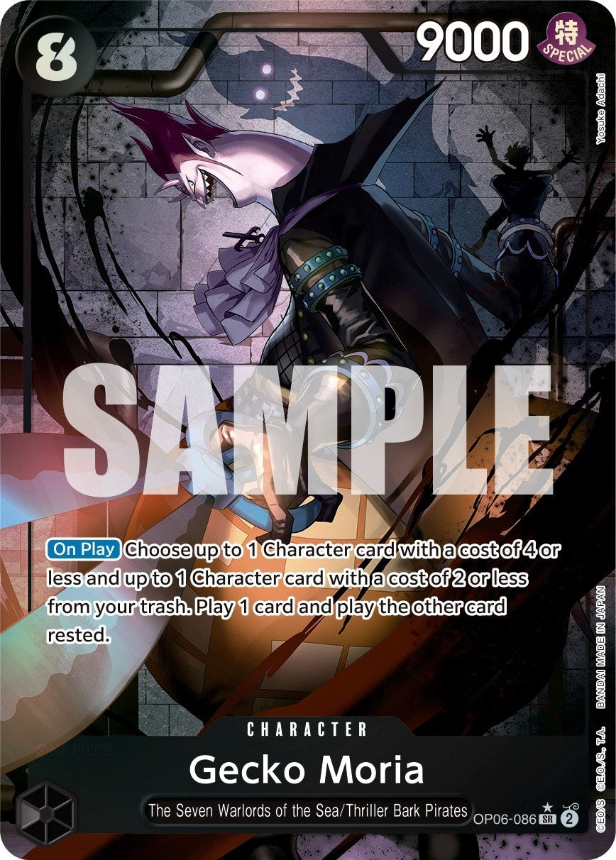 Image for Gecko Moria (086) (Alternate Art) (OP06-086) (OP06) - One Piece Card Game