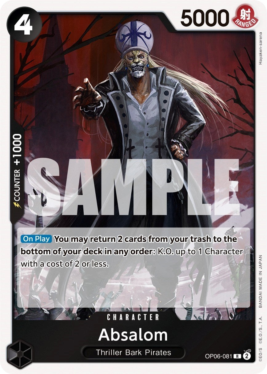 Image for Absalom (OP06-081) (OP06) - One Piece Card Game