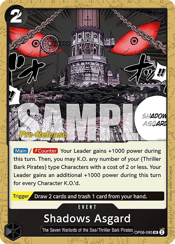Image for Shadows Asgard (OP06-095) (OP06 PRE) - One Piece Card Game