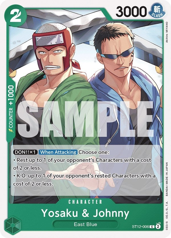 Image for Yosaku & Johnny (ST12-006) (ST-12) - One Piece Card Game