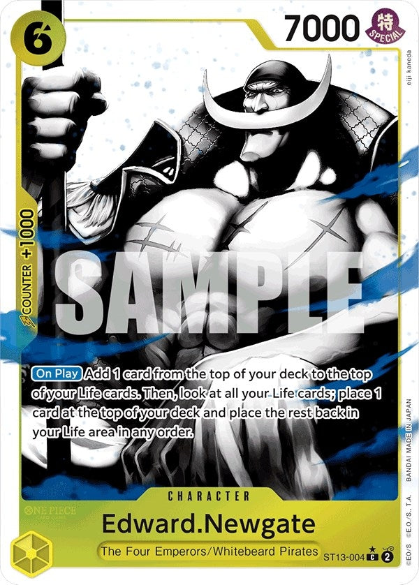 Image for Edward.Newgate (Parallel) (ST13-004) (ST-13) - One Piece Card Game