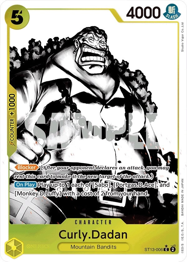 Image for Curly.Dadan (Parallel) (ST13-006) (ST-13) - One Piece Card Game