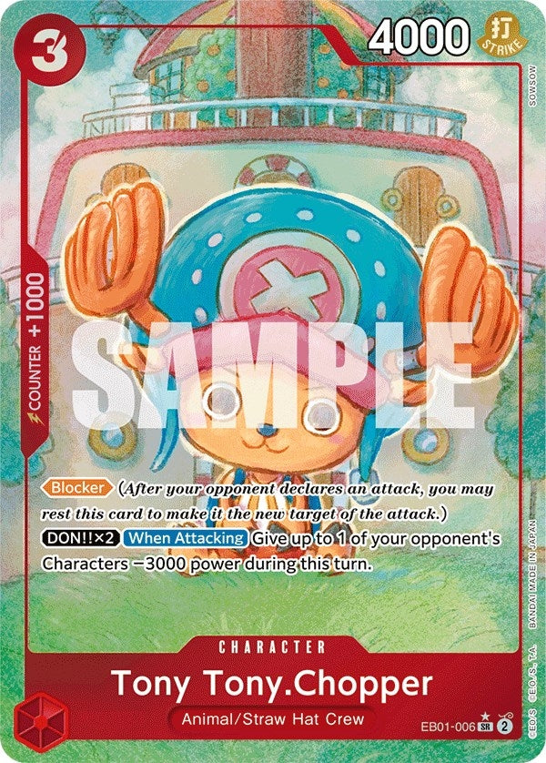 Image for Tony Tony.Chopper (Alternate Art) (EB01-006) (EB-01) - One Piece Card Game