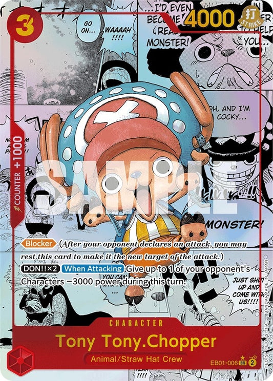 Image for Tony Tony.Chopper (Alternate Art) (Manga) (EB01-006) (EB-01) - One Piece Card Game