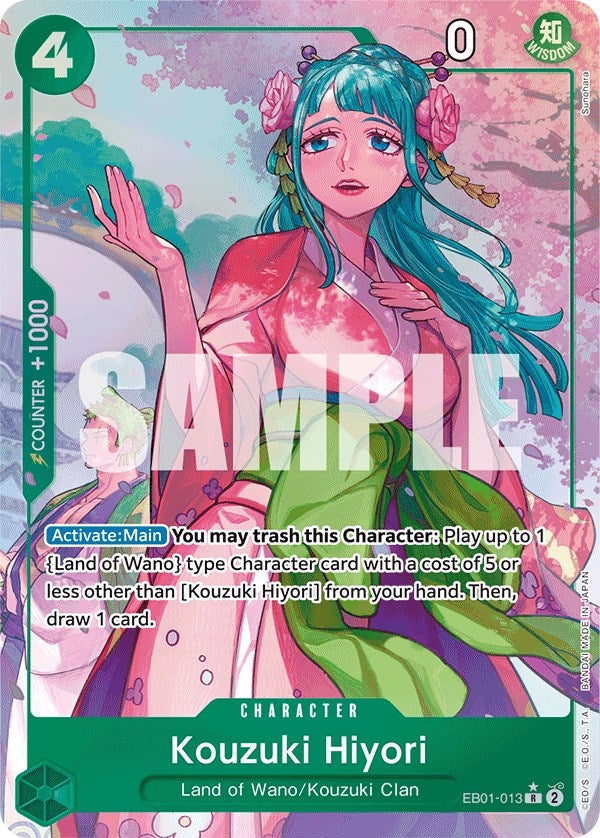 Image for Kouzuki Hiyori (Alternate Art) (EB01-013) (EB-01) - One Piece Card Game