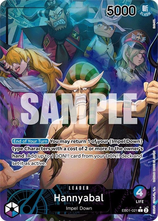 Image for Hannyabal (Alternate Art) (EB01-021) (EB-01) - One Piece Card Game