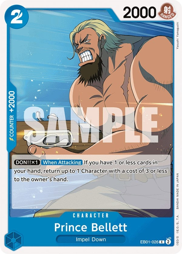Image for Prince Bellett (EB01-026) (EB-01) - One Piece Card Game