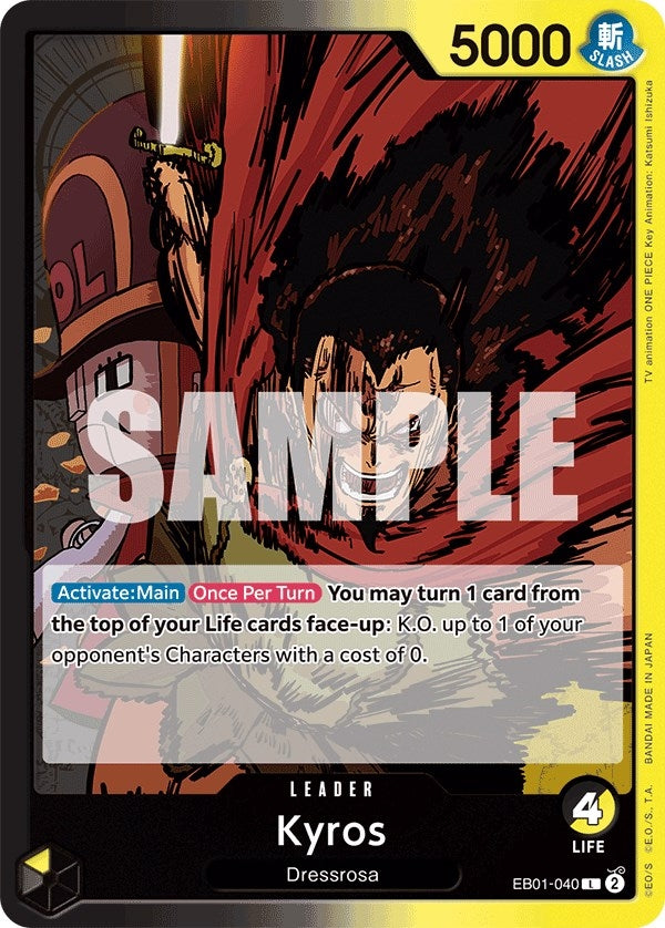 Image for Kyros (EB01-040) (EB-01) - One Piece Card Game