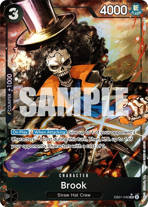 Image for Brook (046) (Alternate Art) (EB01-046) (EB-01) - One Piece Card Game