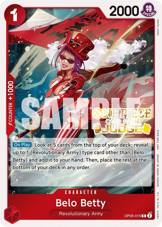 Image for Belo Betty (Judge Pack Vol. 3) (OP05-015) (OP-PR) - One Piece Card Game