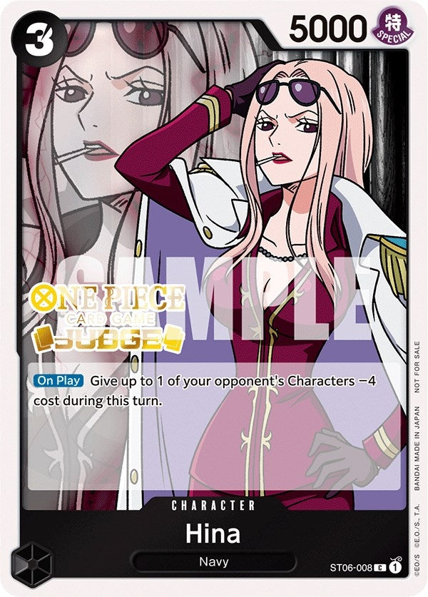 Image for Hina (Judge Pack Vol. 3) (ST06-008) (OP-PR) - One Piece Card Game