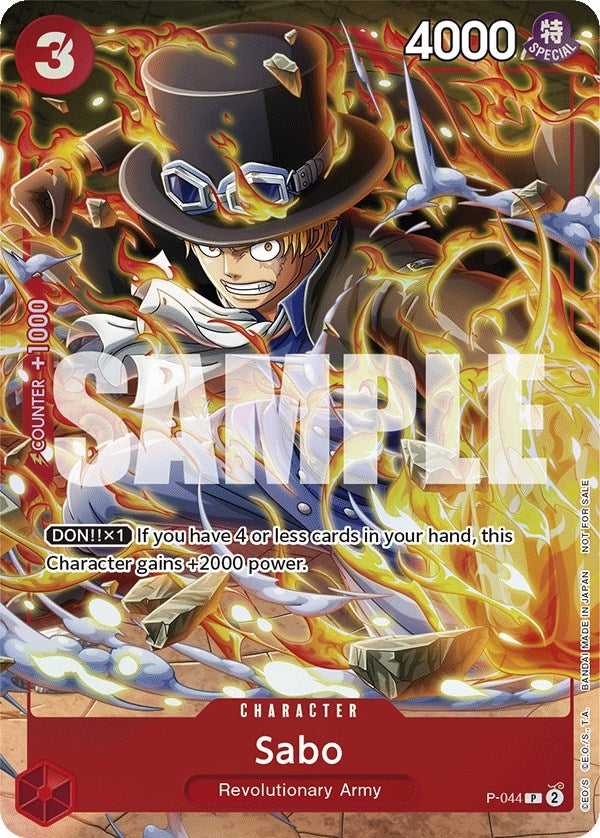 Image for Sabo (Event Pack Vol. 4) (P-044) (OP-PR) - One Piece Card Game