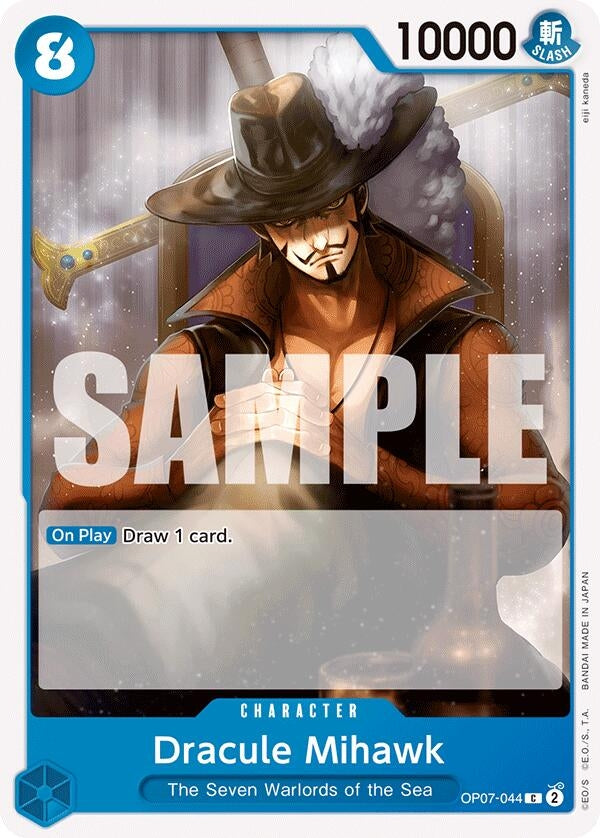 Image for Dracule Mihawk (OP07-044) (OP07) - One Piece Card Game