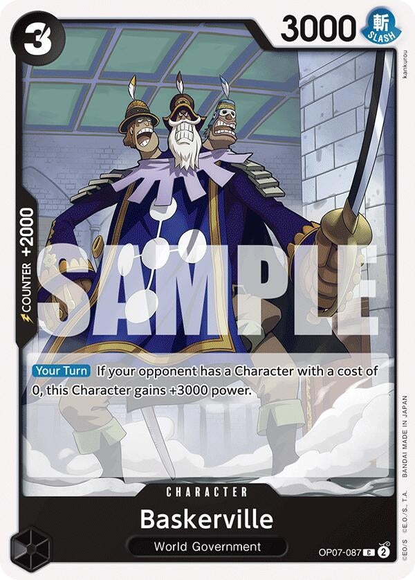 Image for Baskerville (OP07-087) (OP07) - One Piece Card Game