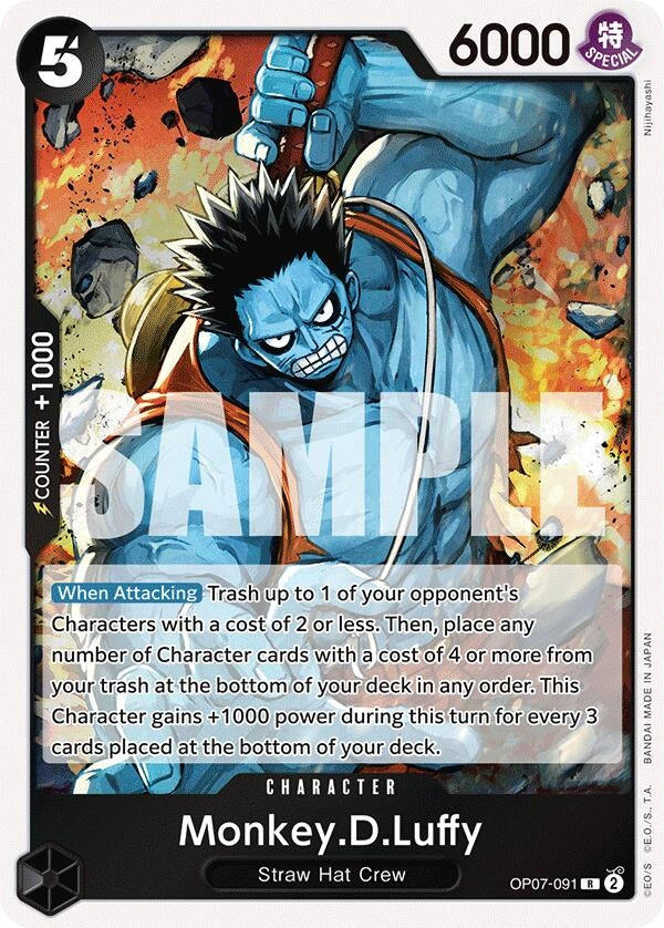 Image for Monkey.D.Luffy (091) (OP07-091) (OP07) - One Piece Card Game