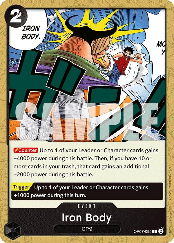 Image for Iron Body (OP07-095) (OP07) - One Piece Card Game