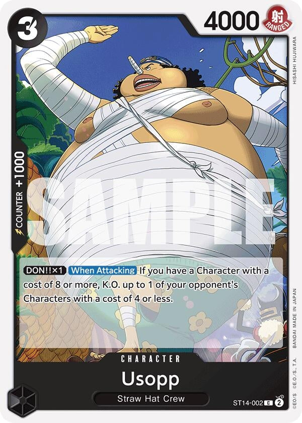 Image for Usopp (ST14-002) (ST-14) - One Piece Card Game