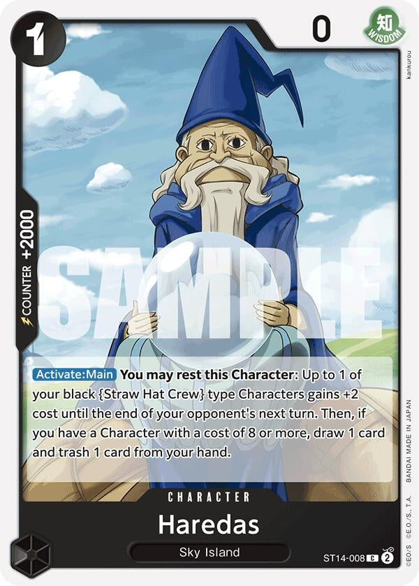 Image for Haredas (ST14-008) (ST-14) - One Piece Card Game