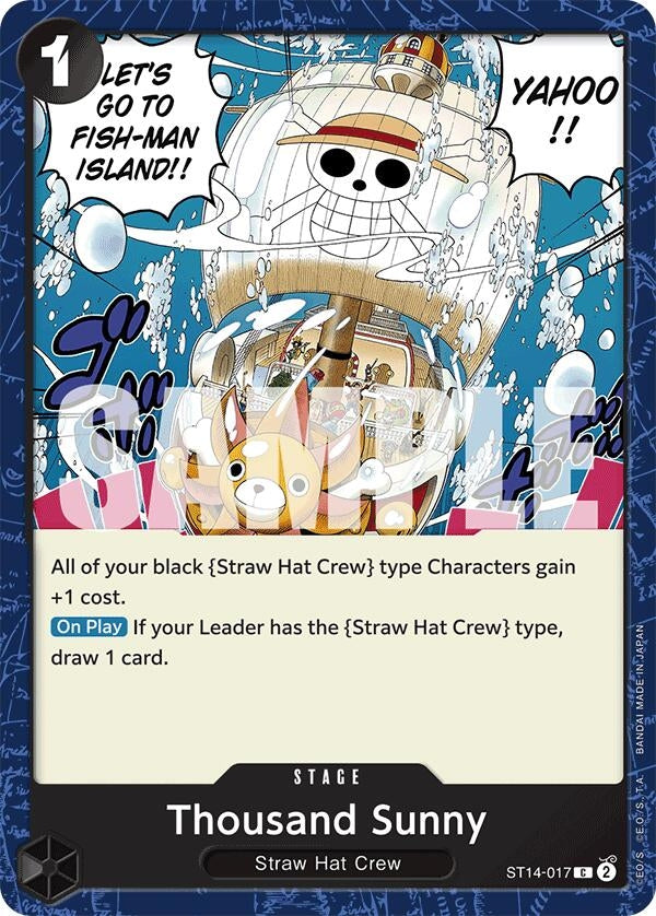 Image for Thousand Sunny (ST14-017) (ST-14) - One Piece Card Game