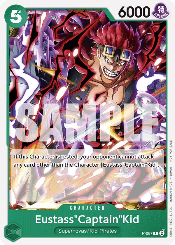 Image for Eustass"Captain"Kid (OP-07 Pre-Release Tournament) (P-067) (OP-PR) - One Piece Card Game