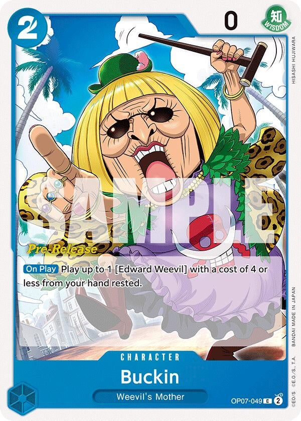 Image for Buckin (OP07-049) (OP07 PRE) - One Piece Card Game
