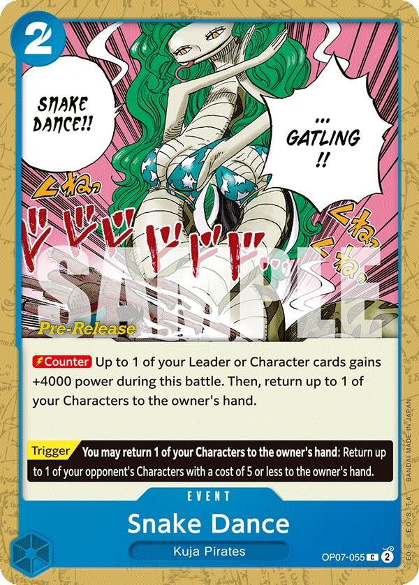 Image for Snake Dance (OP07-055) (OP07 PRE) - One Piece Card Game