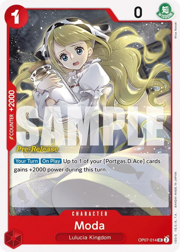Image for Moda (OP07-014) (OP07 PRE) - One Piece Card Game