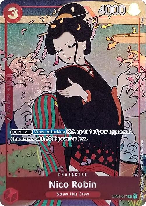 Image for Nico Robin (English Version 1st Anniversary Set) (OP01-017) (OP-PR) - One Piece Card Game