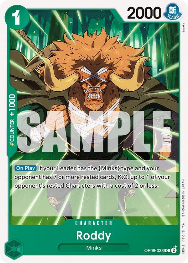 Image for Roddy (OP08-033) (OP08) - One Piece Card Game