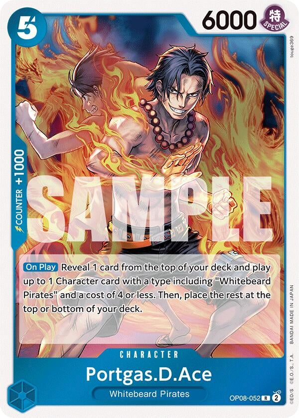 Image for Portgas.D.Ace (OP08-052) (OP08) - One Piece Card Game
