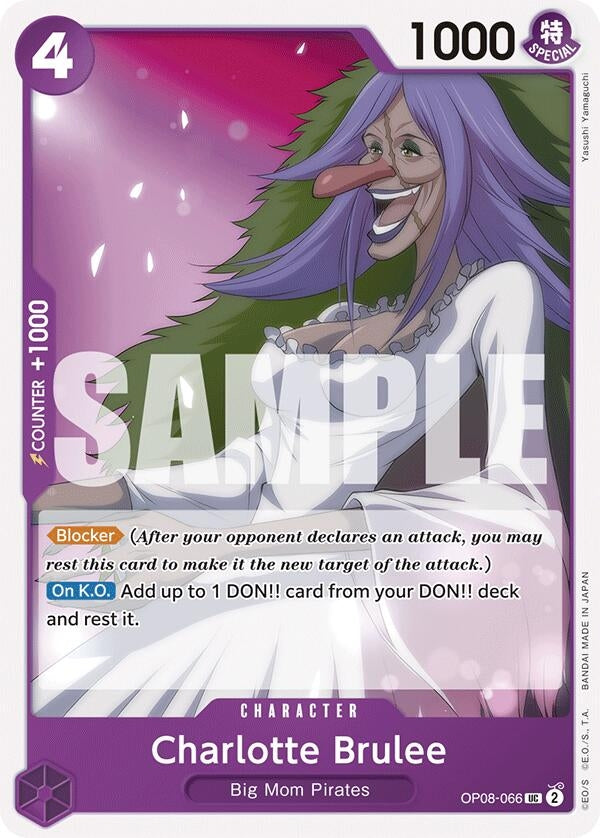 Image for Charlotte Brulee (OP08-066) (OP08) - One Piece Card Game