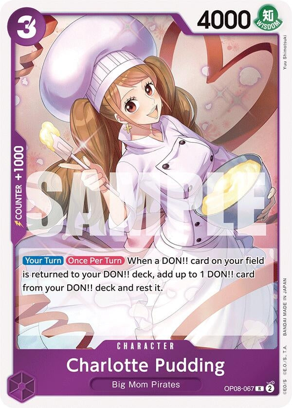 Image for Charlotte Pudding (067) (OP08-067) (OP08) - One Piece Card Game