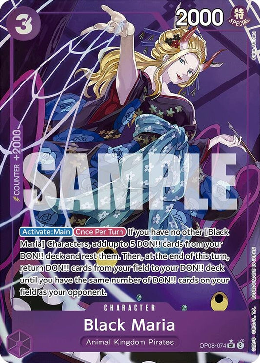 Image for Black Maria (Parallel) (OP08-074) (OP08) - One Piece Card Game