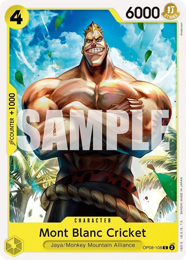 Image for Mont Blanc Cricket (OP08-108) (OP08) - One Piece Card Game