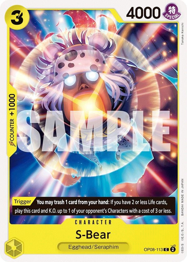 Image for S-Bear (OP08-113) (OP08) - One Piece Card Game