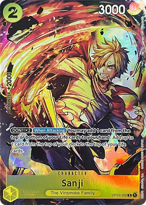 Image for Sanji (Premium Card Collection -BANDAI CARD GAMES Fest. 23-24 Edition-) (OP03-102) (OP-PR) - One Piece Card Game