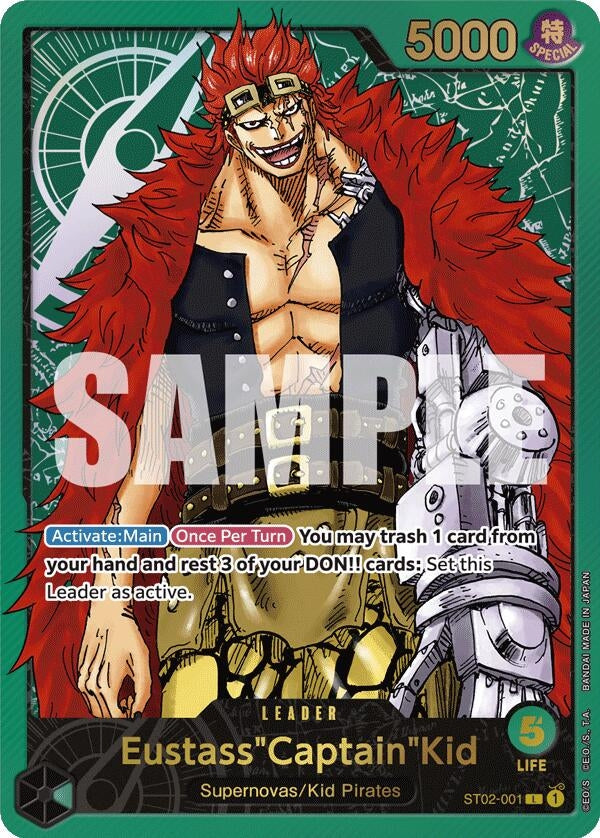 Image for Eustass"Captain"Kid (Premium Card Collection -Leader Collection-) (ST02-001) (OP-PR) - One Piece Card Game