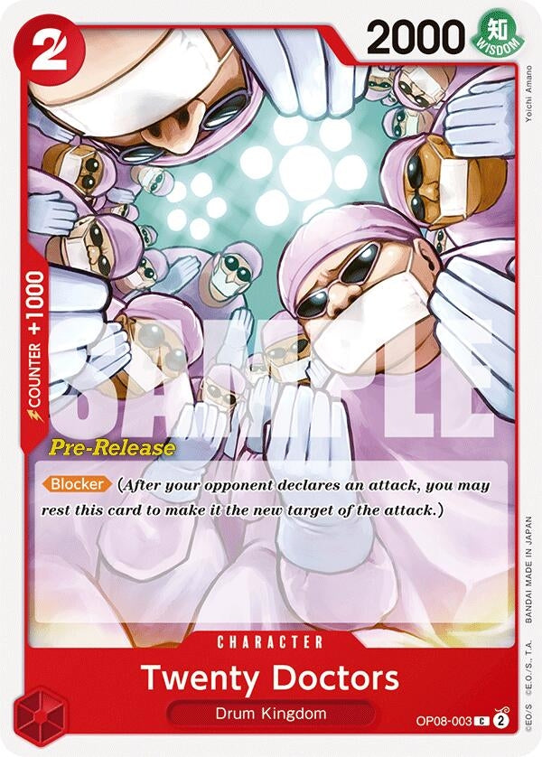 Image for Twenty Doctors (OP08-003) (OP08 PRE) - One Piece Card Game