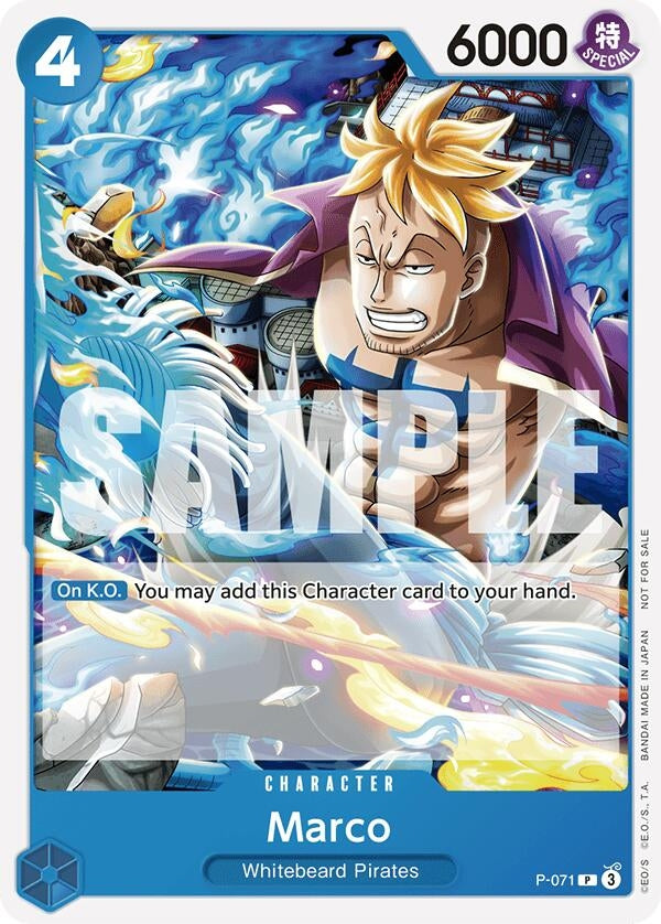 Image for Marco (Two Legends Pre-Release) (P-071) (OP-PR) - One Piece Card Game