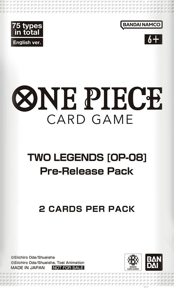 Image for Two Legends - Pre-Release Pack - One Piece Card Game