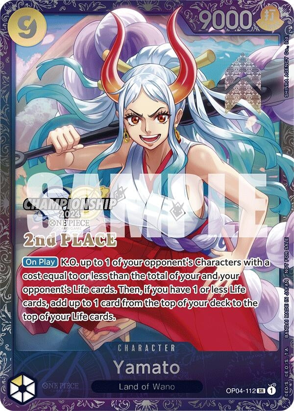 Image for Yamato (Championship 2024 Finals 2nd Place) (OP04-112) (OP-PR) - One Piece Card Game