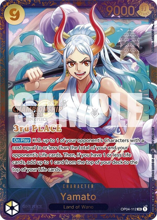 Image for Yamato (Championship 2024 Finals 3rd Place) (OP04-112) (OP-PR) - One Piece Card Game