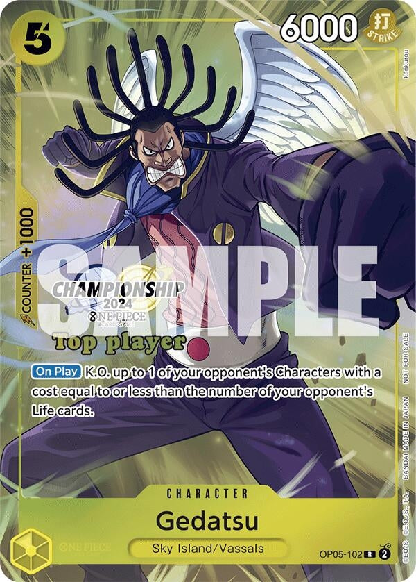Image for Gedatsu (Championship 2024 Top Player Pack) (OP05-102) (OP-PR) - One Piece Card Game