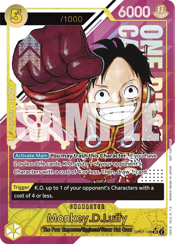 Image for Monkey.D.Luffy (CS 2024 Event Pack) (OP07-109) (OP-PR) - One Piece Card Game
