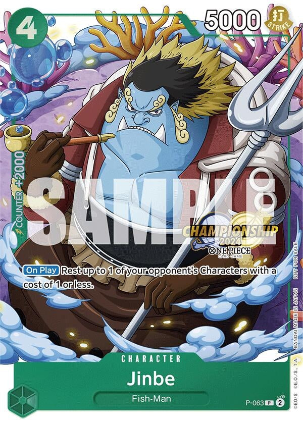 Image for Jinbe (CS 2024 Event Pack) (P-063) (OP-PR) - One Piece Card Game