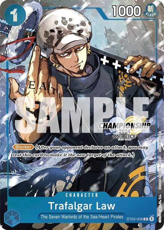 Image for Trafalgar Law - ST03-008 (CS 2024 Event Pack Finalist) (ST03-008) (OP-PR) - One Piece Card Game