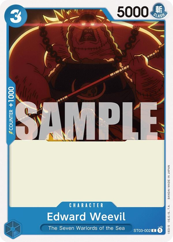 Image for Edward Weevil (3002) (ST-17) - One Piece Card Game